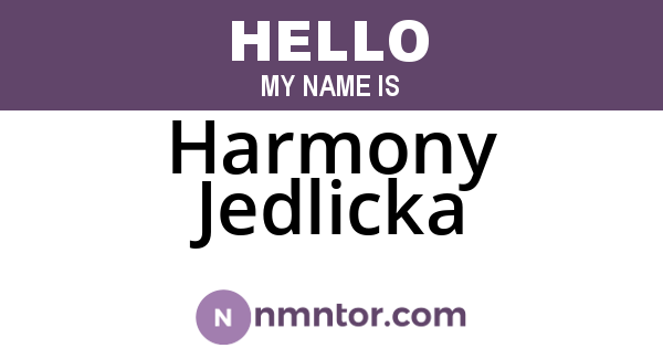 Harmony Jedlicka
