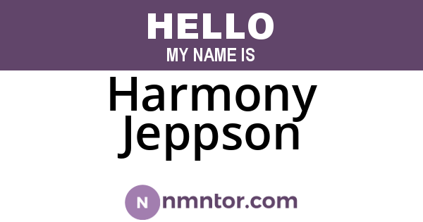 Harmony Jeppson