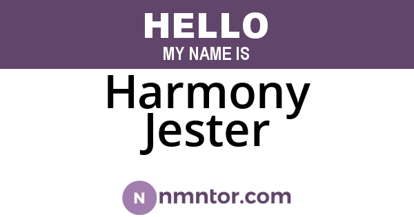 Harmony Jester