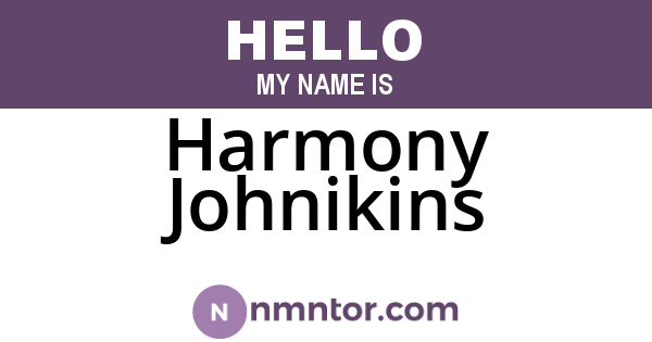 Harmony Johnikins