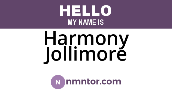 Harmony Jollimore