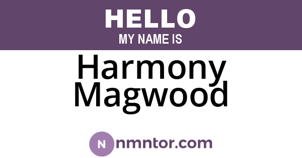 Harmony Magwood
