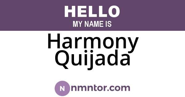 Harmony Quijada