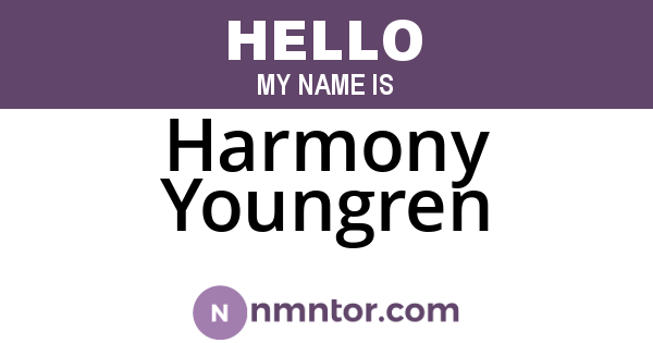 Harmony Youngren