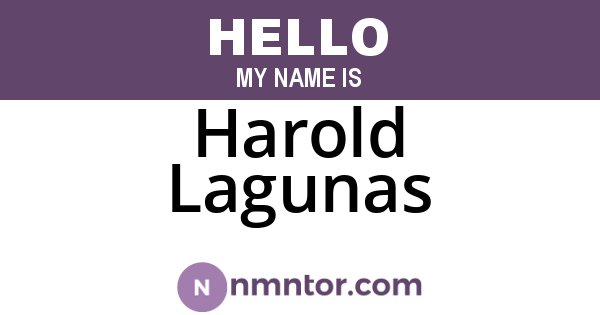 Harold Lagunas