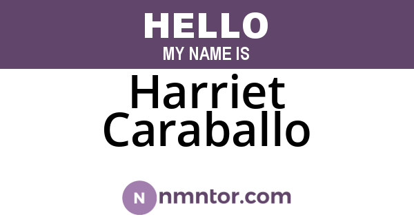 Harriet Caraballo