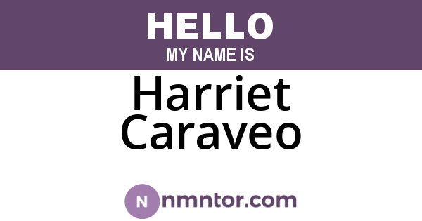 Harriet Caraveo
