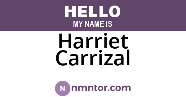Harriet Carrizal