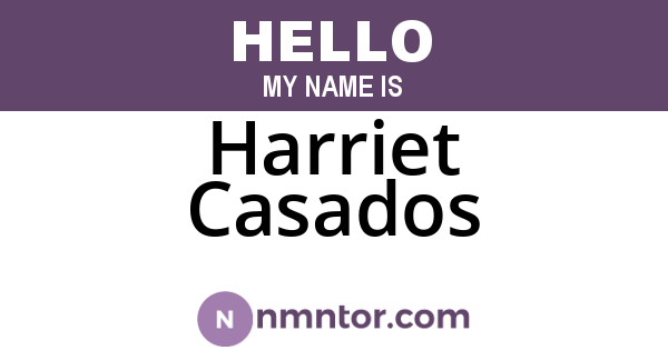 Harriet Casados