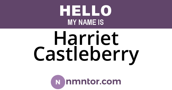 Harriet Castleberry