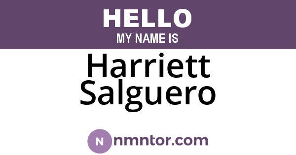 Harriett Salguero