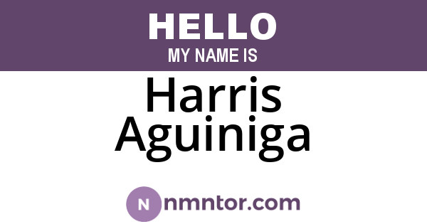 Harris Aguiniga