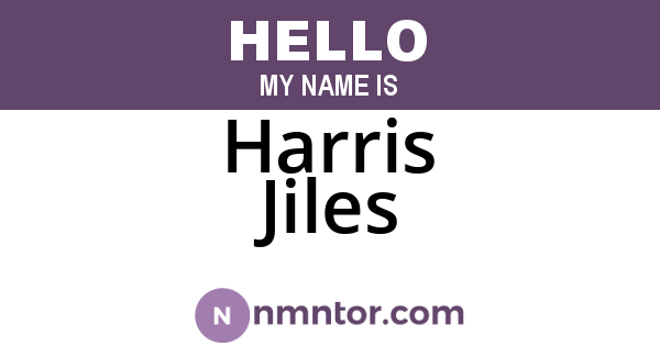 Harris Jiles