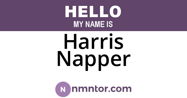 Harris Napper