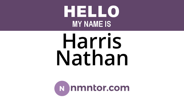 Harris Nathan