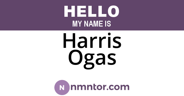 Harris Ogas