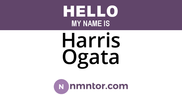 Harris Ogata