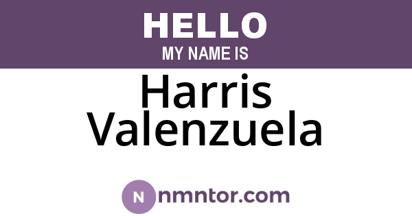 Harris Valenzuela