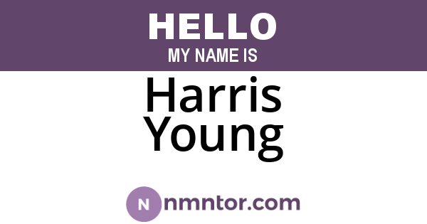 Harris Young