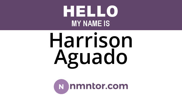 Harrison Aguado