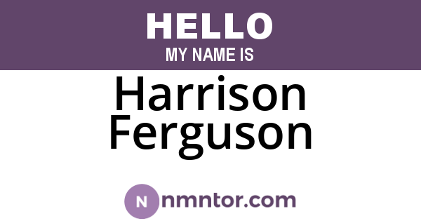 Harrison Ferguson
