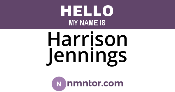 Harrison Jennings