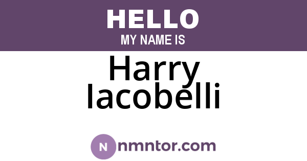 Harry Iacobelli