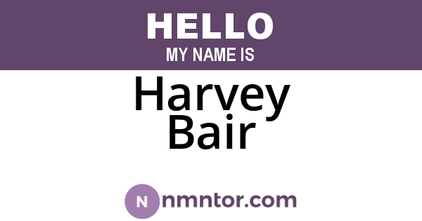 Harvey Bair