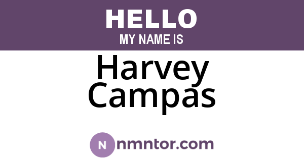 Harvey Campas