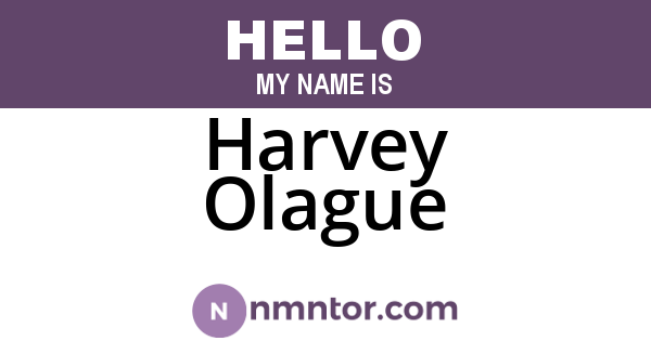 Harvey Olague