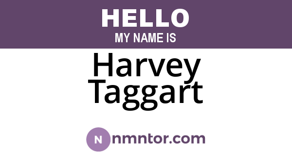 Harvey Taggart