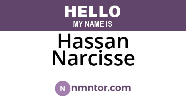 Hassan Narcisse