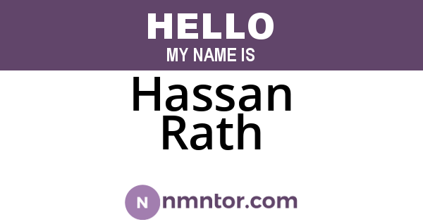 Hassan Rath