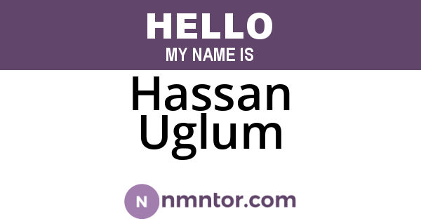 Hassan Uglum