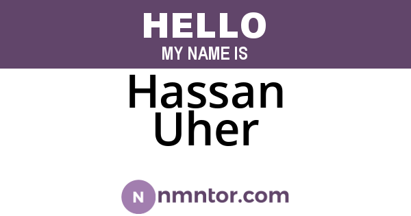 Hassan Uher