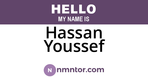 Hassan Youssef