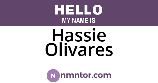 Hassie Olivares