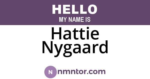 Hattie Nygaard