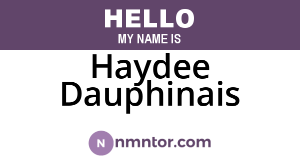 Haydee Dauphinais