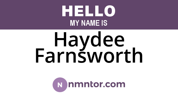 Haydee Farnsworth
