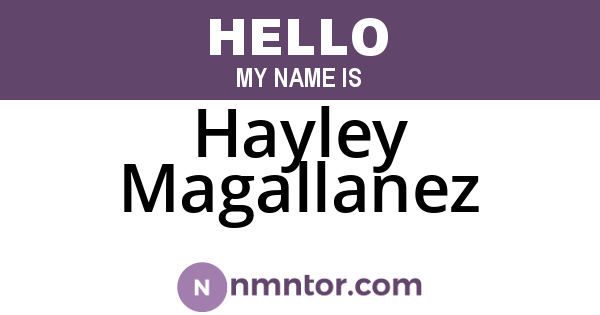 Hayley Magallanez