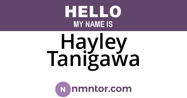 Hayley Tanigawa
