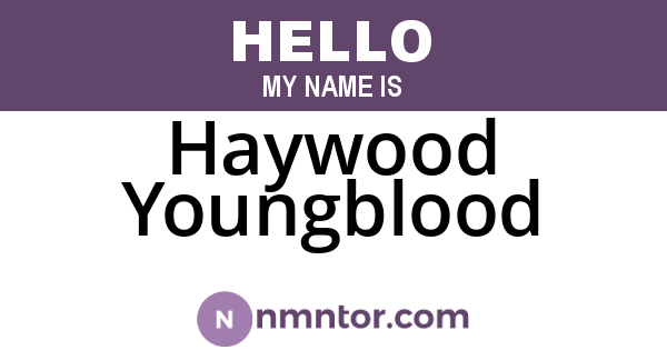 Haywood Youngblood