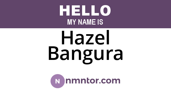Hazel Bangura