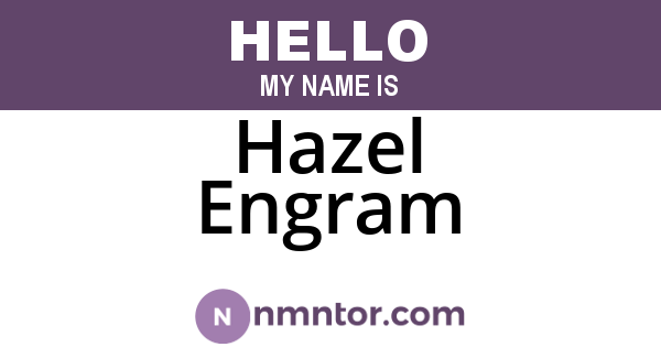 Hazel Engram