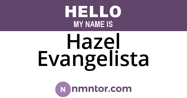 Hazel Evangelista