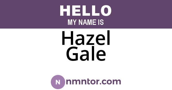Hazel Gale