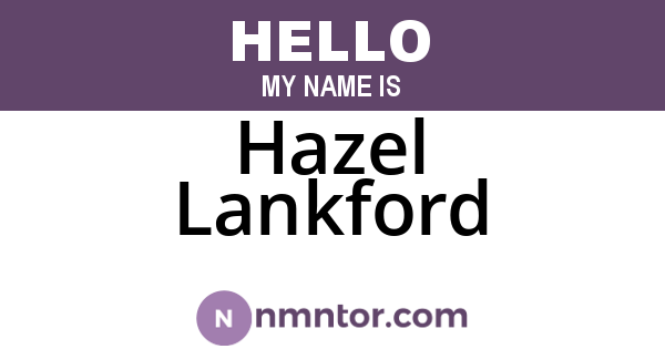 Hazel Lankford