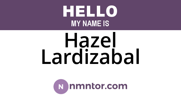 Hazel Lardizabal