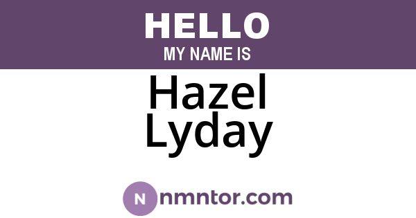 Hazel Lyday